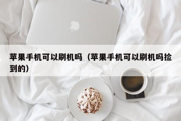 苹果手机可以刷机吗(苹果手机可以刷机吗捡到的)