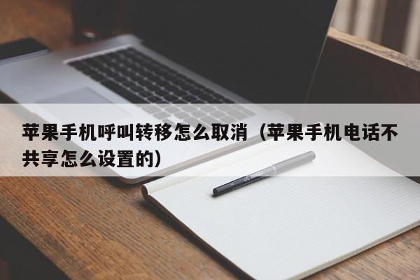 苹果手机呼叫转移怎么取消(苹果手机电话不共享怎么设置的)